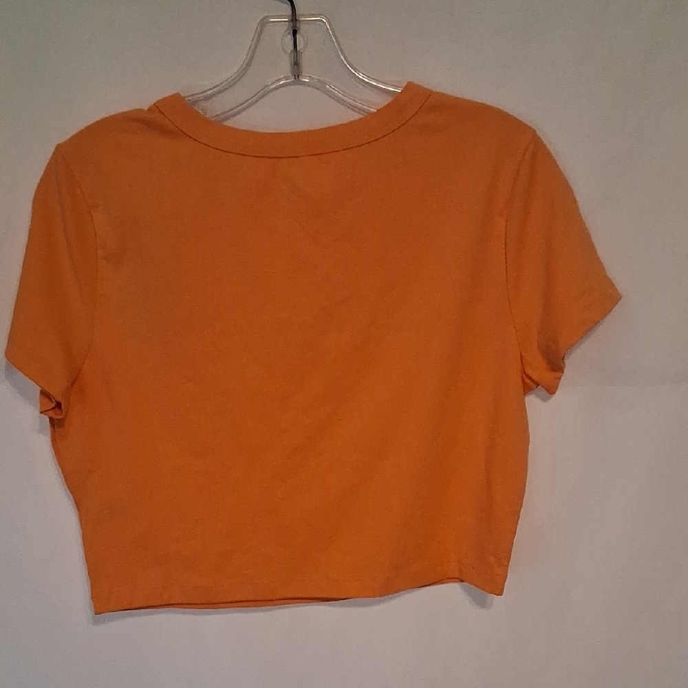 wild fable Orange Crop Tee - Short Sleeve Crew Neck - Picture 5 of 6